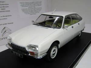 Citroen GS BERLINE 1/24 シトロエン GS ベルリン ホワイト 仏 名車 1970～86 ネコ目 デ・エス DS19 DS デカポタブル パラス GSA 