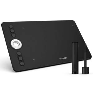 【中古】XPPen ペンタブ 板タブ Decoシリーズ 10インチ エクスプレスキー6個 消しゴム機能搭載 テレワーク Deco 02