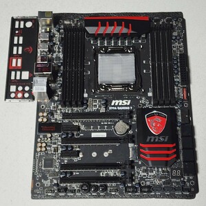 MSI X99A GAMING7 IOパネル付属 LGA2011-3 ATXマザーボード 最新Bios 動作確認済 PCパーツ