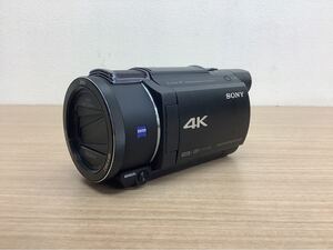 ◯営NI015-A3T60【埼玉発】SONY デジタルビデオカメラ ハンディカム FDR-AX60 ビデオカメラ 通電簡易動作確認済 本体のみ 現状品