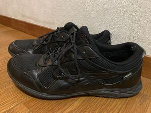 アシックス asics TDW561 GEL-MOOGEE561 G-TX 9090 28.0 [メンズ　ウォーキングシューズ] ゴアテックス GORE-TEX スニーカー 黒 ブラック