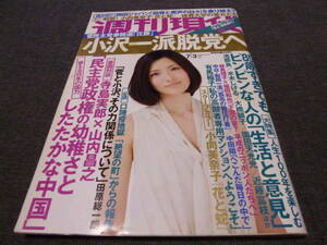 最終出品です後は廃棄します 週刊現代 2010.7.3　小向美奈子「花と蛇」/道端ジェシカ/