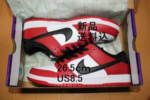 ☆26.5cm NIKE SB DUNK LOW PRO J-PACK CHICAGO BQ6817-600 バーシティレッド/ブラック/ホワイト/バーシティレッド Varsity Red and White