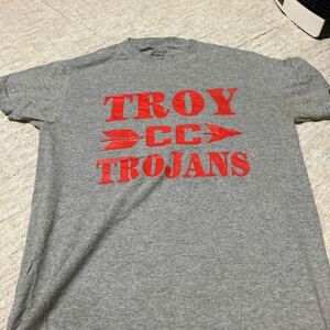 ②半袖 Tシャツ TROY CC TROJANS グレー　　Sサイズ