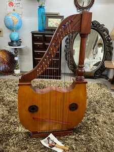 超希少!! リュート　lute harp ハープ 特注品　2019年式　美品　欅　ケヤキ　北海道　エゾマツ　良好品　楽器　