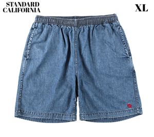 XL 新品【STANDARD CALIFORNIA SD EASY SHORTS INDIGO スタンダードカリフォルニア イージー ショーツ インディゴ デニム ショートパンツ】