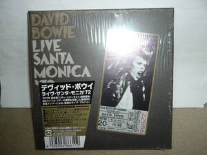 名手故Mick Ronson等在籍時 グラム期の貴重なライヴ録音「David Bowie Live Santa Monica’72」リマスター特別仕様BOX 国内盤未開封新品。