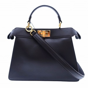 フェンディ FENDI ピーカブー アイーシーユー スモール ISeeU 2way ハンド ショルダー バッグ レザー ズッカ 8BN327 AQ09 F1N1U a20