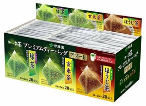 伊藤園 おーいお茶 プレミアムティーバッグ アソート 60袋