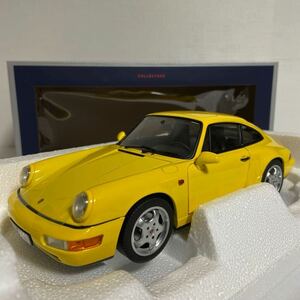 ★ノレブ／NOREV :1/18 ★ポルシェ 911(964)カレラ2／PORSCHE 911(964) Carrera2 1992 (Yellow) ★未展示モデル♪