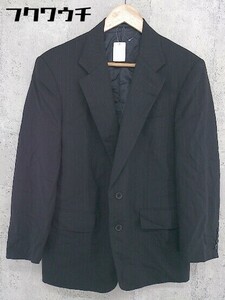 ◇ J.PRESS ジェイプレス シングル2B 長袖 テーラード ジャケット サイズC90-W76-T165 A4 ネイビー メンズ