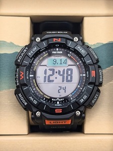 良品　CASIO PROTREK カシオ　プロトレック　PRG-340－１JF　タフソーラー　保証書　ケース箱