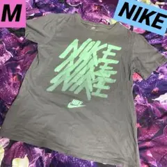 NIKE ナイキ　半袖　グレー　Tシャツ　Mサイズ　綿100% ロゴTシャツ