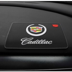 ダッシュボードノンスリップマット 20×13cm 黒 ブラック　Cadillac キャデラック 内装　簡単設置　抗スリップパッド ★新品送料無料★