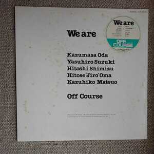 OFF COURSE/we are