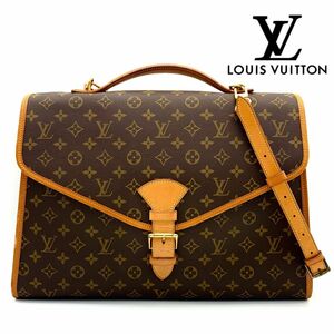 LOUIS VUITTON ルイヴィトン モノグラム ベルエア ハンドバッグ ビジネスバッグ ショルダーバック　E83