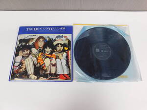 レコード LP The Beatles Ballads バラード・ベスト20 再生未確認 ジャンク品 ビートルズ 当時物 コレクション 現状品 激安1円スタート