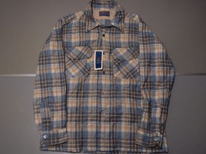 ◆古着卸USA■PENDLETON☆ウールシャツ★★★L　　ビンテージ　デッドストック　 フラップポケット　アメリカ直輸入　SALE お見逃しなく!