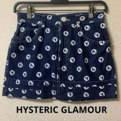 HYSTERIC GLAMOUR  ミニスカート　デニム　総柄