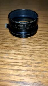 LEICA Ernst Leitz Wetzlar FISON Elmar 5cm black ライカ ライツ エルマー 5cm用 フード ブラック