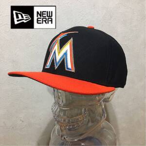 ☆ ≪ NEW ERA ≫ ★ 59FIFTY フロリダ マーリンズ イチローも所属メッシュ ベースボールキャップ ★サイズ73/8