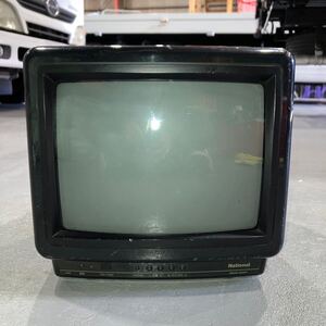 【B-7】（通電ok）National ナショナル カラー テレビ TH-11S1 ブラウン管 昭和レトロ 当時物 TV 88年製 高さ27横28奥行き33㎝