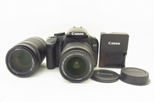 Q014-Y25C-330 CANON キヤノン EOS KISS X2 / ダブルレンズ デジタル一眼レフカメラ 現状品③