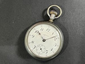 ◯【稼働品】WALTHAM POCKET WATCHウォルサムアンティーク懐中時計 スモセコ 白色文字盤 保管品 ◯