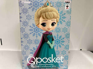 未開封品 バンプレスト エルサ B Disney Characters Q posket -Elsa Coronation Style-アナと雪の女王
