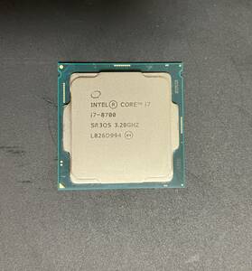 CPU Intelcore i7-8700 3.20GHz 動作品