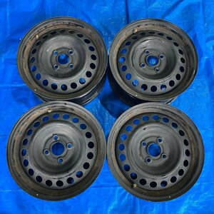 [24W00403K] ホンダ 純正 スチールホイール 15×6J+50 15インチ PCD100/4H 4本セット