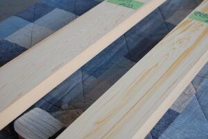 木曽桧（天然材） ヒノキ 2本で7400円 角材 材木 木材 新品