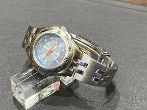 中古品　ゲス　GUESS　waterpro　P179GL　ライトブルー　QZ クオーツ　テスター〇　3針★759