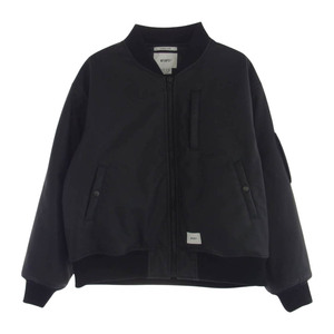 WTAPS ダブルタップス 21AW 212BRDT-JKM05 YT13 JACKET シンセティック レザー ジャケット スタジャン ブラック系 02【中古】