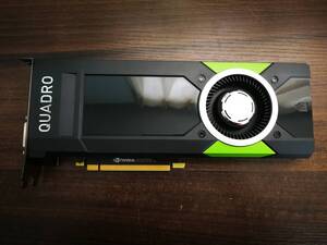 保証あり NVIDIA Quadro P5000 グラフィックボード 超高速メモリ 16GB搭載 DisplayPort1.4コネクタ DVI-D対応 動作確認済み