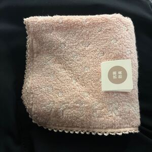 新品 アフタヌーンティー ハンカチ ピンク afternoon tea プリント ロゴ タオル ミニタオル ファッション 小物 レディース handkerchief