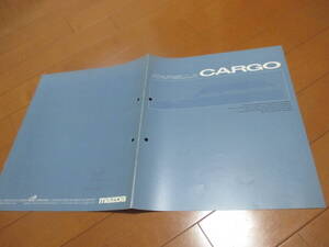 46175　カタログ ■マツダ　カペラカーゴ　裏表紙書込みアリ1989.11　発行●14　ページ