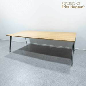 【中古品】FRITZ HANSEN フリッツ ハンセン PLURALIS プルラリス カンファレンス オフィス テーブル 木製 キャスパー・サルト 定価80万