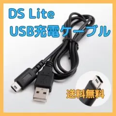 ▲任天堂 DS Lite USB充電ケーブル 断線防止 1.2m 充電器