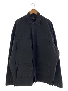 BALENCIAGA◆ミリタリージャケット/-/コットン/BLK/NC36 681008 TKP27 1000