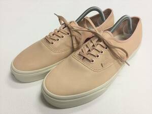 VANS オーセンティック ベジタブルタンニン レザー ピンクベージュ US12 (30cm) アメリカ企画限定!! バンズ Authentic