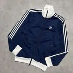 adidas BECKENBAUER TRACK TOP ネイビー 刺繍ロゴ