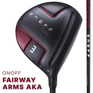 新品 2022年 ONOFF FAIRWAY ARMS AKA オノフ 赤 FW 3W 15° 純正カーボン SMOOTH KICK MP-522F (R) 日本仕様 グローブライド