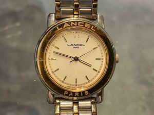 腕時計 ランセル LANCEL メンズ 6031-G10584 シルバー×ゴールド 金色 quartz クオーツ