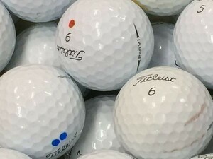 落書き タイトリスト Titleist PRO V1 シリーズ混合 30個 球手箱 ロストボール