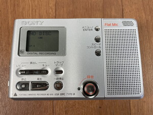 SONY　ポータブル　ミニディスクレコーダー　MZ-B10　MOLP　DPC　TYPE−S　管Y621N