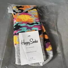 新Happy Socks カモフラージュ柄 ソックス 41-46