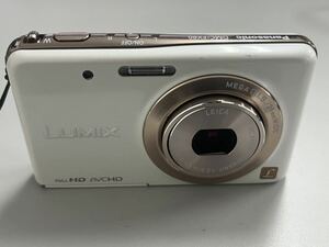 1円スタート Panasonic LUMIX DMC-FX80 コンパクトデジタルカメラ パナソニック ルミックス デジカメ キャンドルホワイト 白 