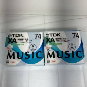 TDK CD－R音楽用 74分ホワイトプリンタブル5枚パック [CD－RXA74PWX5S]