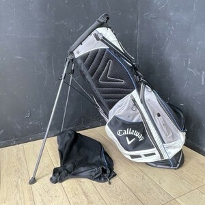 Callaway キャロウェイ ゴルフバッグ スタンド型 HL5 14 JV フード付き キャディバッグ ホワイト×ブラック 5分割 / 510075